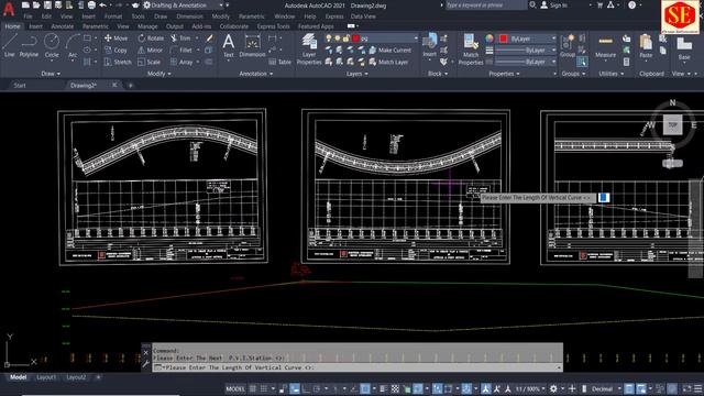 How to Create Plan and Profile in AutoCAD |Auto Draw Profile| Print Sheet Setting| смотреть онлайн