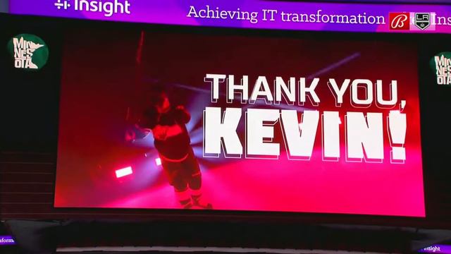 Kevin Fiala receives a tribute on the jumbotron and a standing ovation from Minnesota Wilds fans. смотреть онлайн