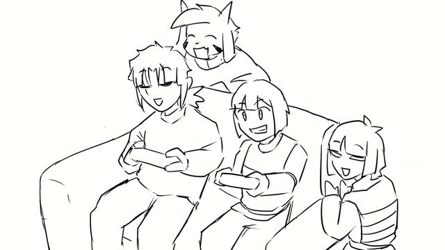 [Undertale AU] XtaleとEpictaleでふざけてるだけ