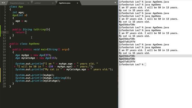 Java Inheritance 12: Object Class смотреть онлайн