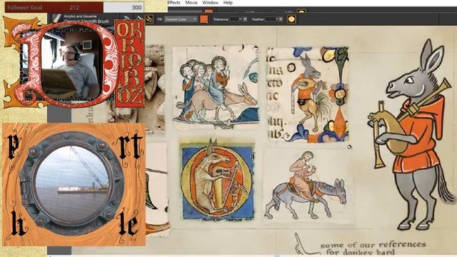 Inkulinati Medieval Art Challenge in digital (7) Adding color and references смотреть онлайн