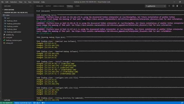 Hadoop HDFS & MapReduce Cluster on AWS using Ansible || Raktim Midya смотреть онлайн