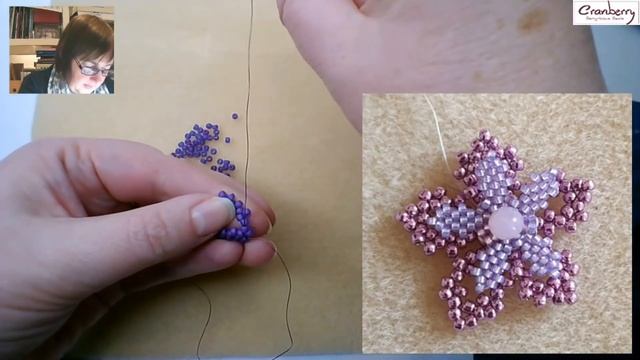 Peyote beaded basic flower component смотреть онлайн