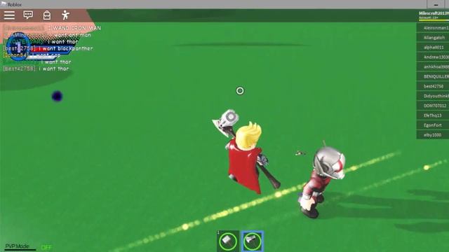 MARVEL Battlegrounds - ROBLOX (THOR VS THANOS) Alpha Avengers смотреть онлайн