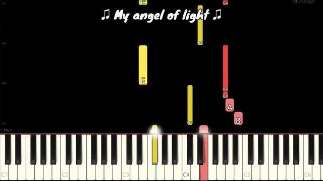 Golden Hour (Lyrics) By JVKE | Moderate Piano Song Tutorial смотреть онлайн