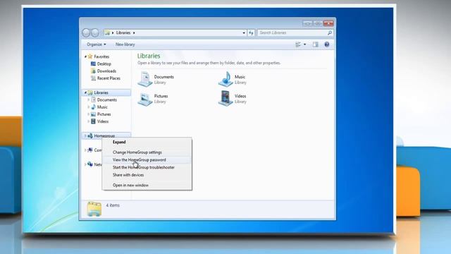 Windows® 7: How to find the Homegroup password смотреть онлайн