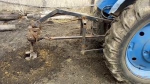 Бур для трактора  т 40 самодельный