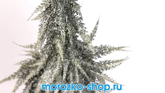 Дизайнерская искусственная елка ЗАСНЕЖЕННАЯ в мешочке (с напылением искусственным снегом), KAEMINGK смотреть онлайн