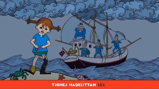 Sjung med Pippi Långstrump: Sjörövar-Fabbe (med sång) смотреть онлайн