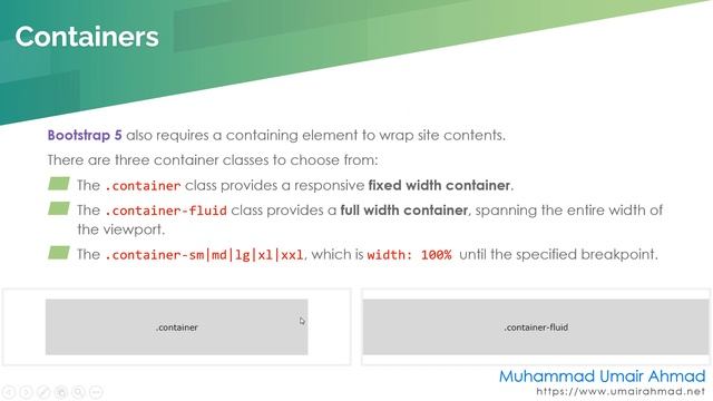 16 - Bootstrap 5 Class 1 | Introduction | Containers | Breakpoints | Muhammad Umair Ahmad смотреть онлайн