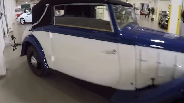 HANOMAG RHEINSTAHL REKORD CABRIOLET 15K 1934 CLASSIC CAR WALKAROUND