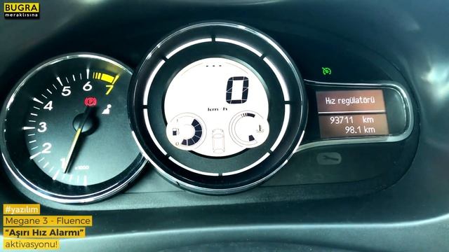 Megane 3 - Fluence Clip İle Aşırı Hız Alarmı Aktivasyonu - Gizli Özellik! смотреть онлайн