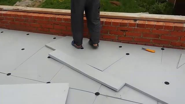 Монтаж Пвх мембраны на бетонное основание. смотреть онлайн