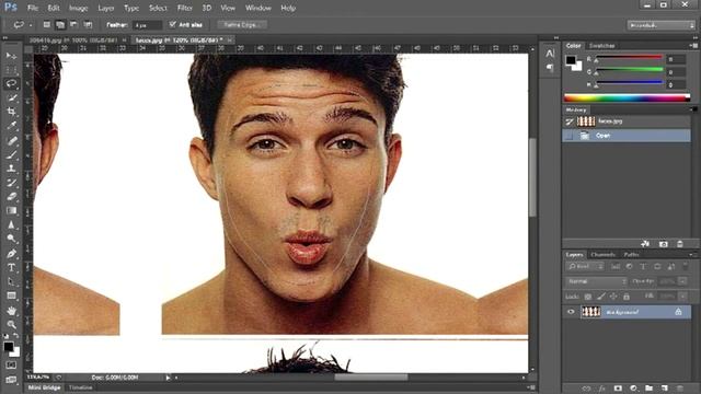 Уроки фотошопа Как заменить лицо на фотографии смотреть онлайн