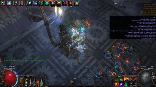 poe 3.20 Necro SRS Build - Baran Kill смотреть онлайн