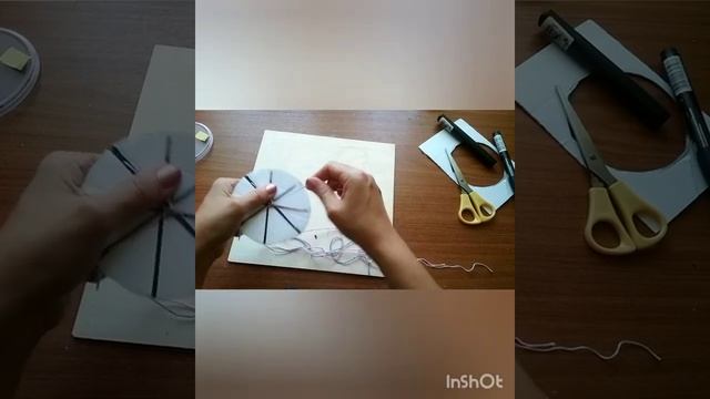 Фенечка плетёная на круге. смотреть онлайн
