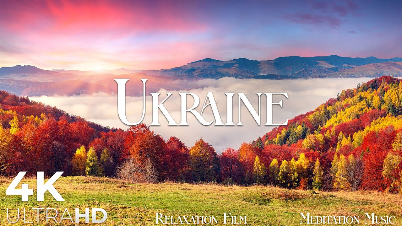 Beauty Of Ukraine Nature And Autumn Meditation Relaxing Music Nature Sounds 4K Relaxation Film