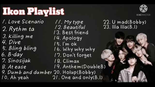 Ikon Playlist