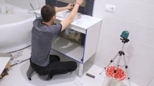 Как сделать тумбу в ванную комнату | Тумбу под раковину своими руками DIY