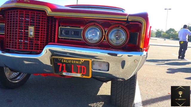 ?1971 Kandy Ford Ltd on 22" Gold Zeniths & Big Vogues from Oakland California EP311 смотреть онлайн