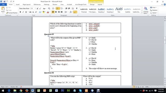 Zend PHP Certification Training Course Class 17 – Example Exam Practice Mock Test Questions - 4 смотреть онлайн