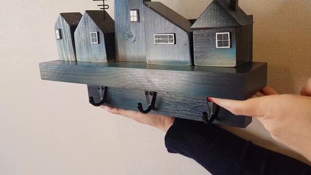 Ключница из дерева. Ручная работа. смотреть онлайн