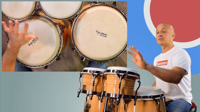 Conga-Bongo Groove, 12/8 Multi-Drum Pattern смотреть онлайн
