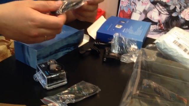 распаковка экшн камеры EKEN 4K Ultra HD с АлиЭкспресс смотреть онлайн
