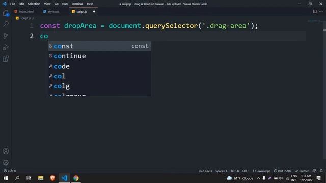 Drag & Drop Or Browse File Upload Using HTML CSS JavaScript. Drag & Drop Image Upload @Timeless Cod смотреть онлайн
