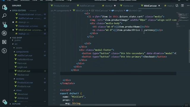 63 - Add Product To Cart Without Duplicating the Current Product in Vuejs смотреть онлайн