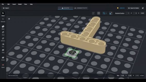 Программа для создания кастомных деталей! Part Designer от BrickLink гайд #1!