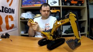HN1580 - самый металлический экскаватор на радиоуправлении - Huina или топ?