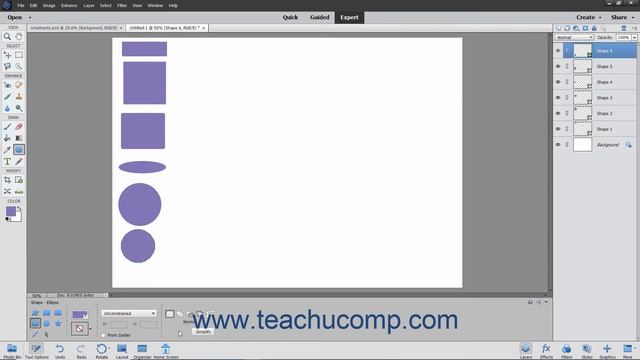 Photoshop Elements 2021 Tutorial Using the Shape Tools Adobe Training смотреть онлайн