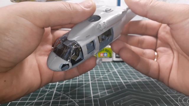 Сборка модели - вертолёт Sikorsky UH-60 Black Hawk -1/72 (ITALERI)