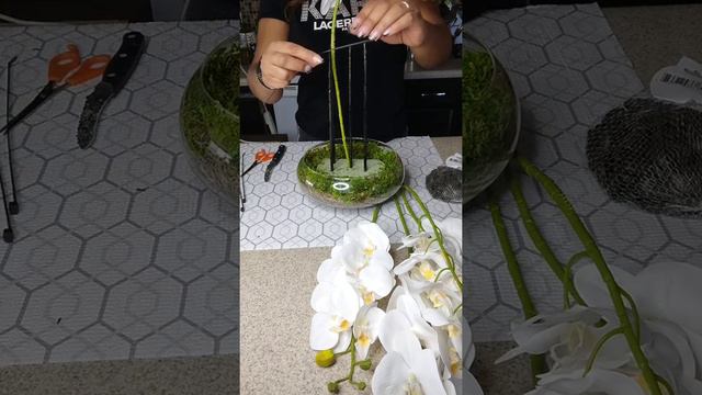DIY Centerpiece Artificial Orchid смотреть онлайн