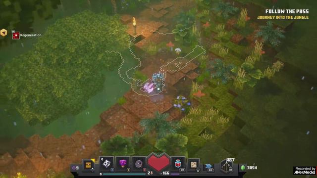 Minecraft Dungeons: Jungle Awakens DLC - Dingy Jungle Gameplay │ Xbox One X │ смотреть онлайн