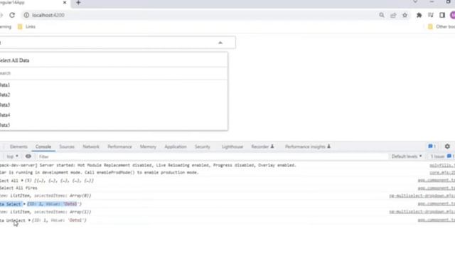 Multi Select drop-down in Angular14 смотреть онлайн