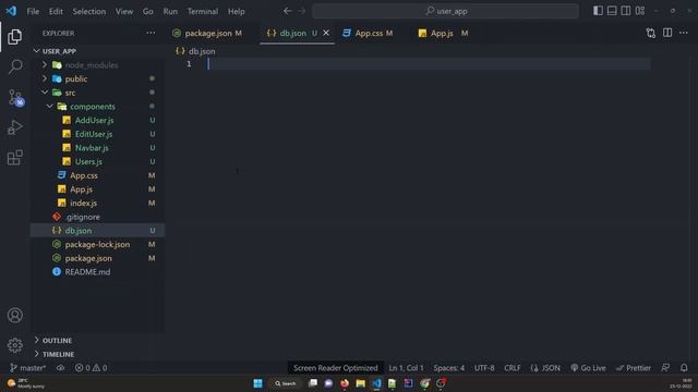 User Application (React | Redux | Axios) - 24. Setup json-server and database смотреть онлайн
