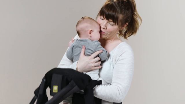 LÍLLÉbaby Carrier Tutorial - Front Inward Facing Position смотреть онлайн