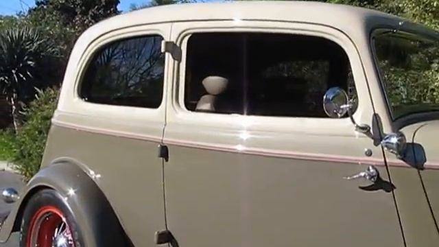 1934 Ford Victoria All Steel Resto Mod Lincoln 4.6 Dual Overhead Cam V8 Walk Around смотреть онлайн