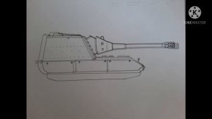 Как нарисовать танк | Как нарисовать Jagtpanzer E100