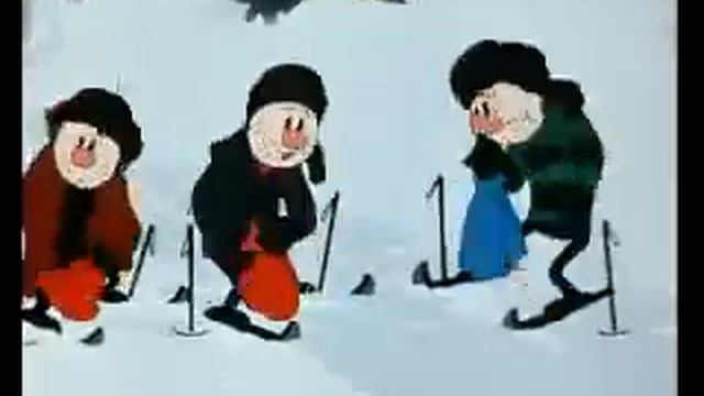 Советский мультик Снежные дорожки смотреть онлайн