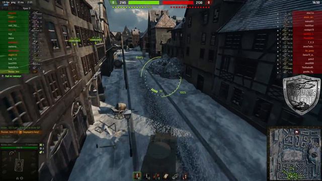 T1 - ЖЕСТКОЕ РУБИЛОВО НА ЕВРОПЕЙСКОМ СЕРВЕРЕ WOT #EVROSERVER