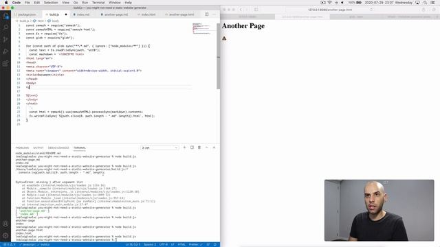 You Might not Need a Static Website Generator смотреть онлайн