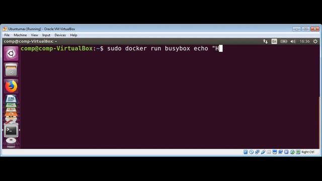 Running a Hello world container with Docker смотреть онлайн