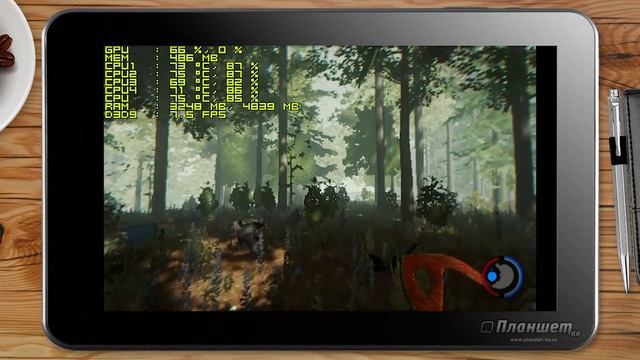The Forest / TabletPC GOLE1 game testing Intel z8300 смотреть онлайн