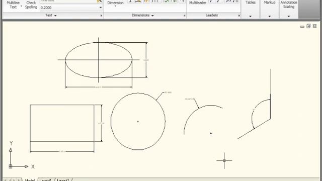 How to work with Dimension & Dimension style manager in AutoCAD 2010 Lesson 08 URDU-HINDI смотреть онлайн