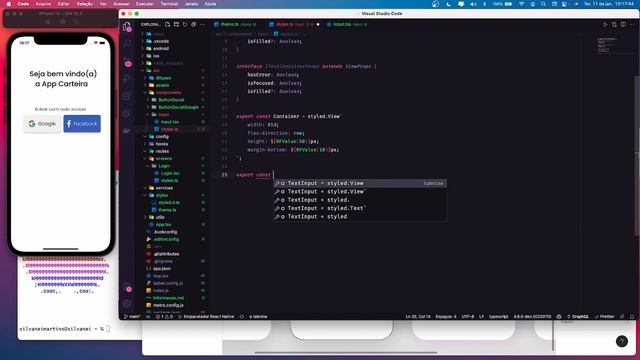 Aula 13 - Curso React Native + Typescript Criando Input - Parte 01 смотреть онлайн