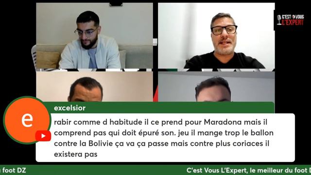 CVL'Expert 22h00-23h00. Lundi 25 mars 2024. Algérie - Bolivie le débrief des experts смотреть онлайн