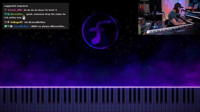 I was challenged to make music with random chords and melody notes смотреть онлайн